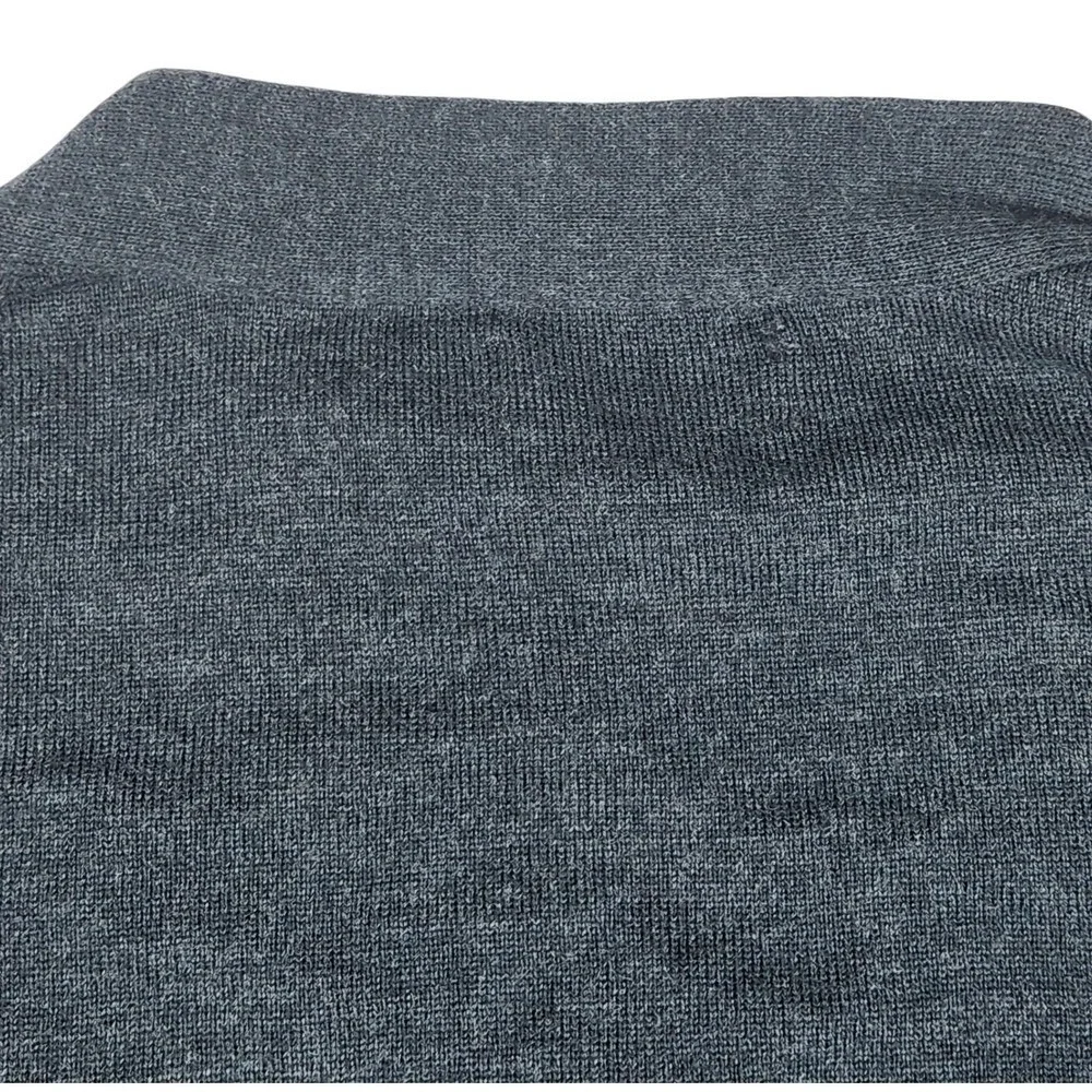 Polo Ralph Lauren‎ Merino Wool Cardigan Sweater 4XLT Big and Tall Dark Gray NWOT
